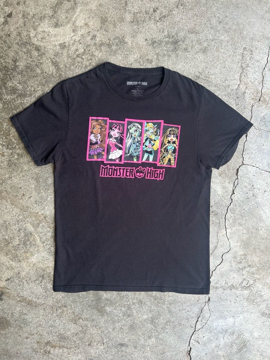 Monster High Core Ghoul Group Graphic T-Shirt