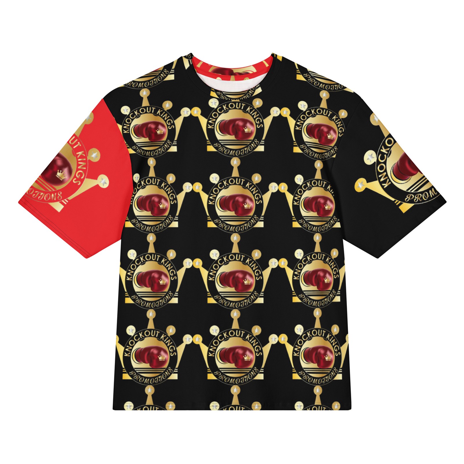 Knockout Kings Promotions Checker Oversized cotton t-shirt