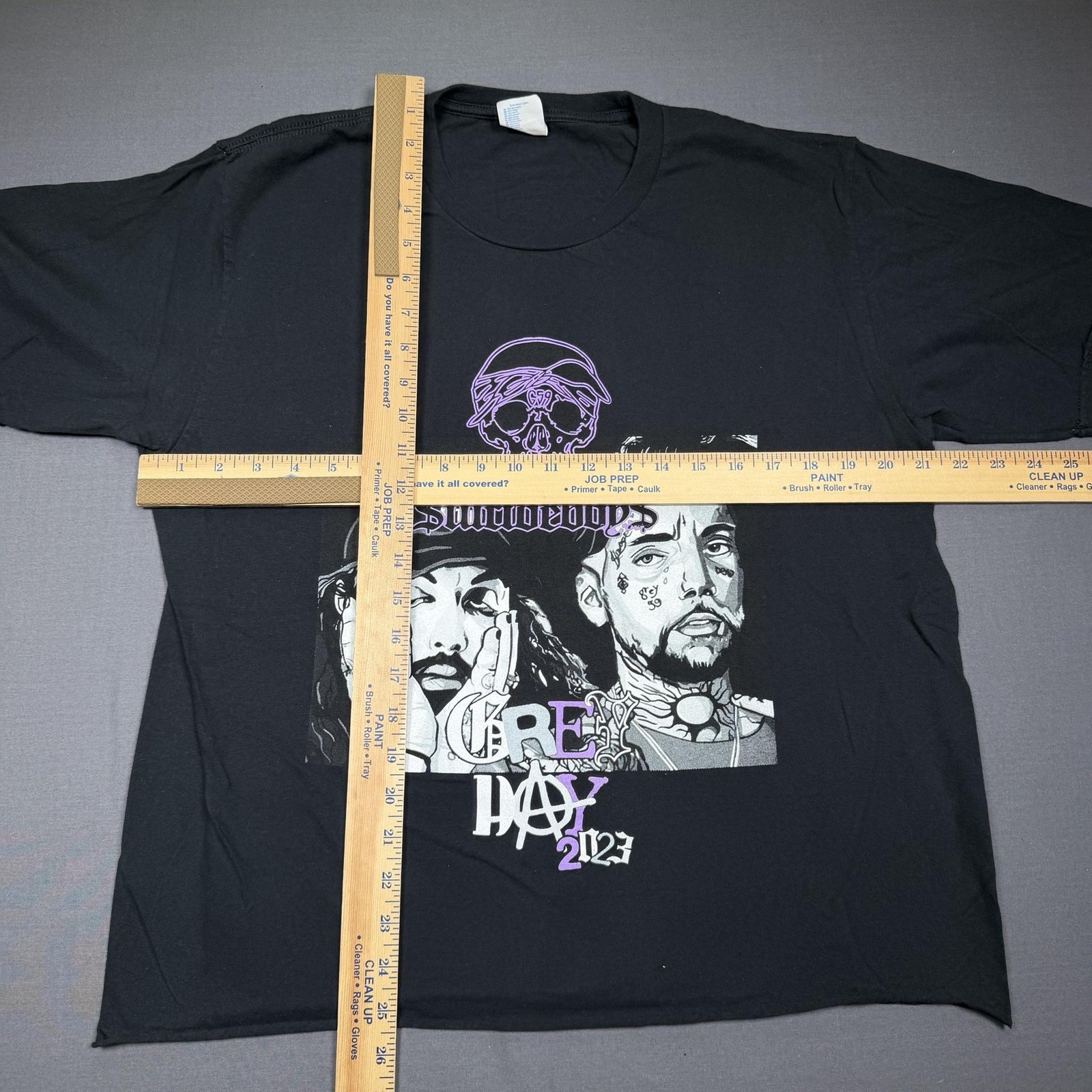 Suicideboys Grey Day 2023 Tour Shirt Mens Large Black Graphic Band Tee T-Shirt