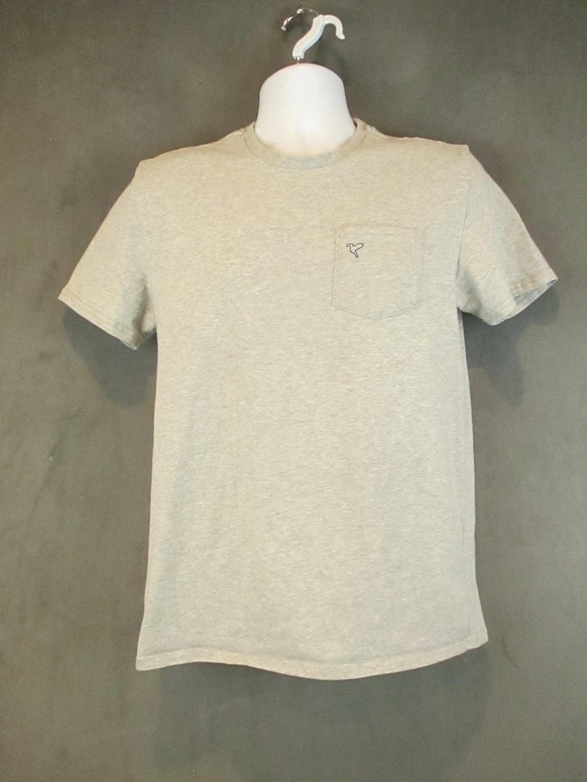 Birddogs Shirt Mens Medium Gray Heather Pocket Tee Embroidered Crewneck Casual
