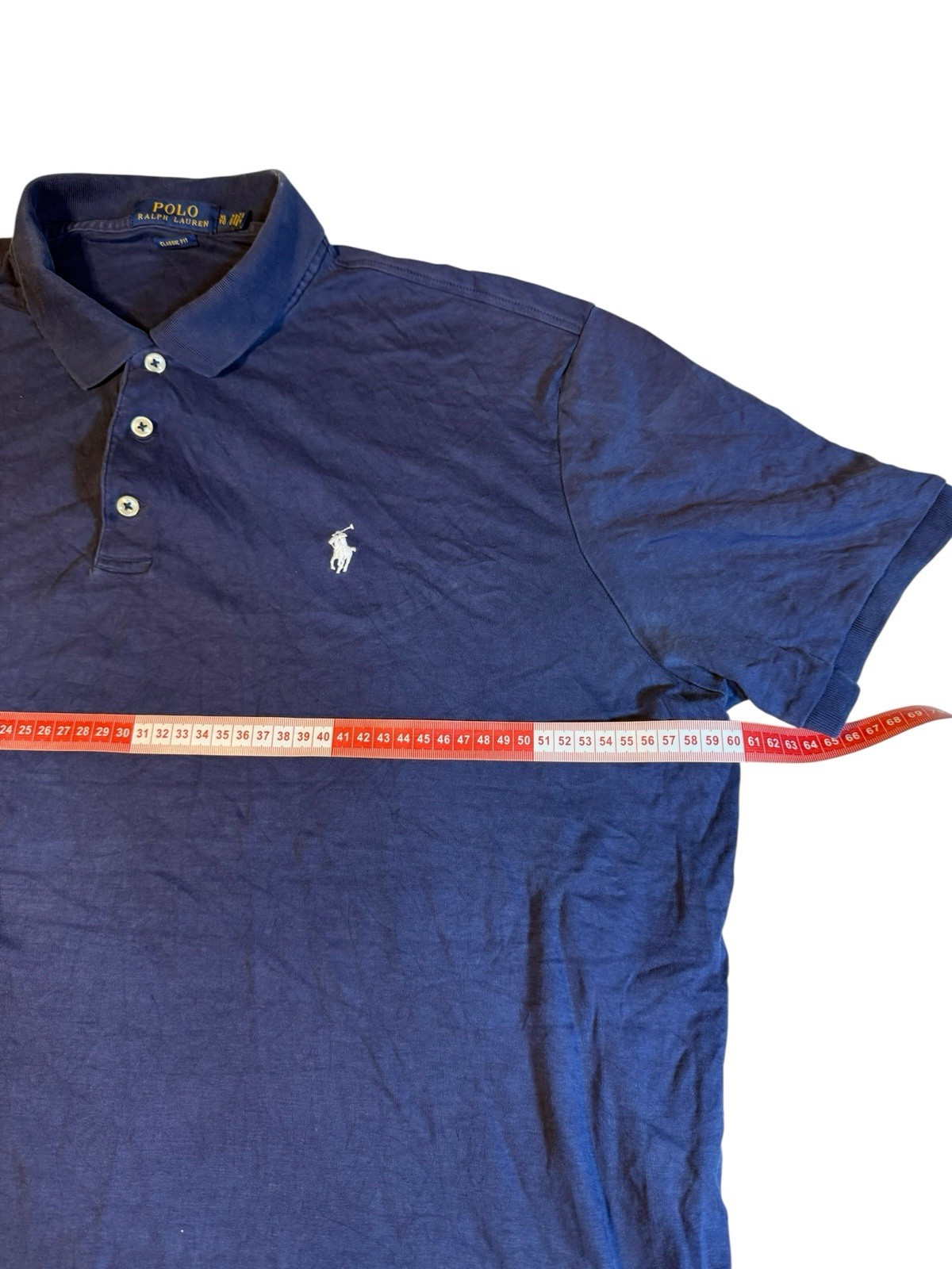 Polo Ralph Lauren, Polo, Size: XL, CLASSIC FIT, Blue, Print, Men&rsquo;s T86