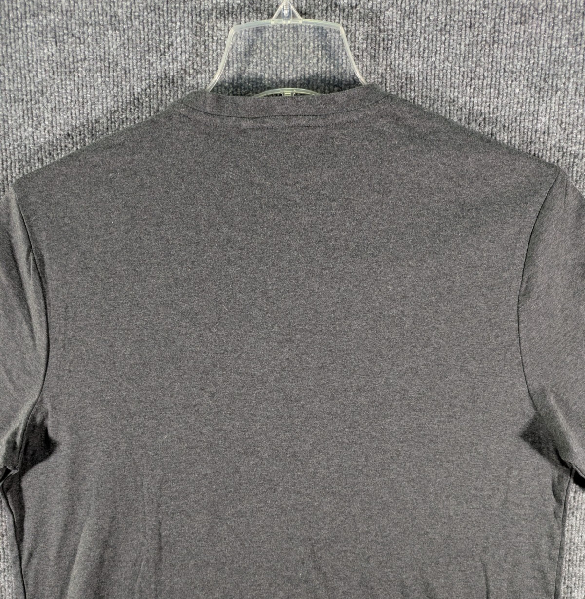 Banana Republic Men’s Large Luxe Touch Performance Tee Long Sleeve Charcoal NWT