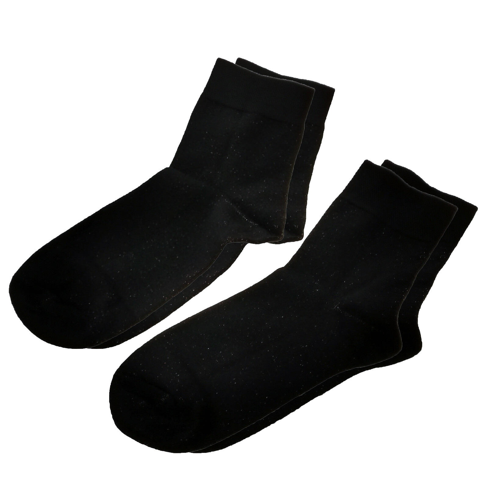 Anti Bacteria EMF Casual Socks for Therapy Healthy Silver Fiber Unisex 2 packs