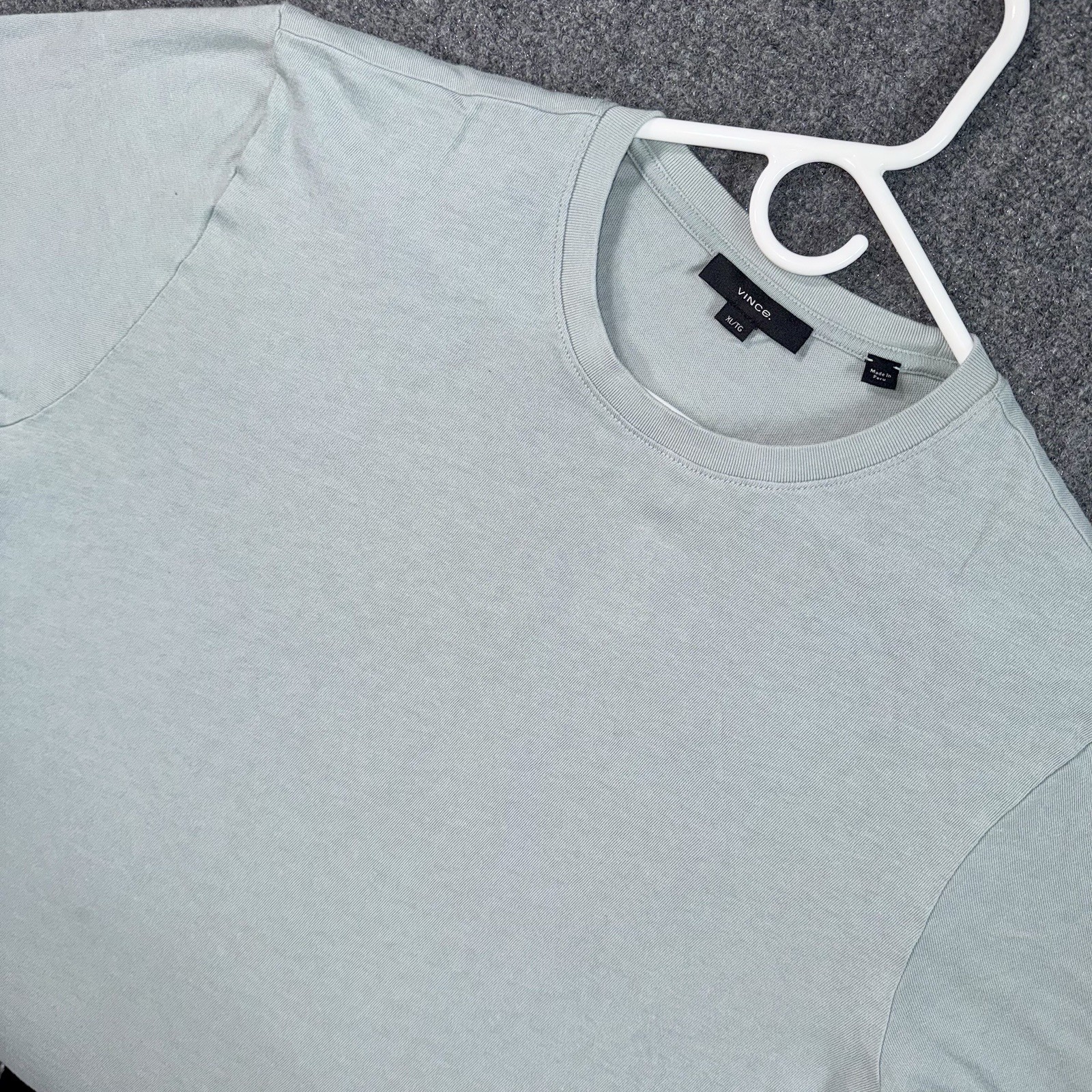 Vince Crewneck Shirt Mens Size XL Pima Cotton Lightweight Short Sleeve Casual