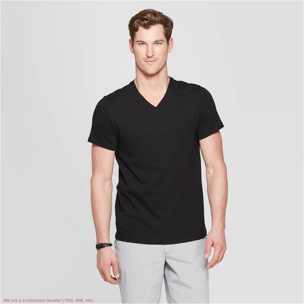 Mens Every Wear V-Neck T-Shirt Goodfellow & Co Black M *SEE DEAL!!!*