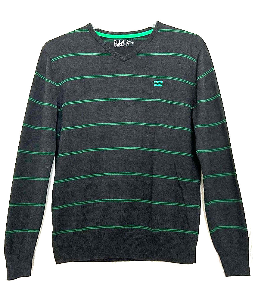VTG BILLABONG SURF/SKATE Stripe Shirt – OLD LOGO – COTTON BLEND WASHABLE Men&rsquo;s M