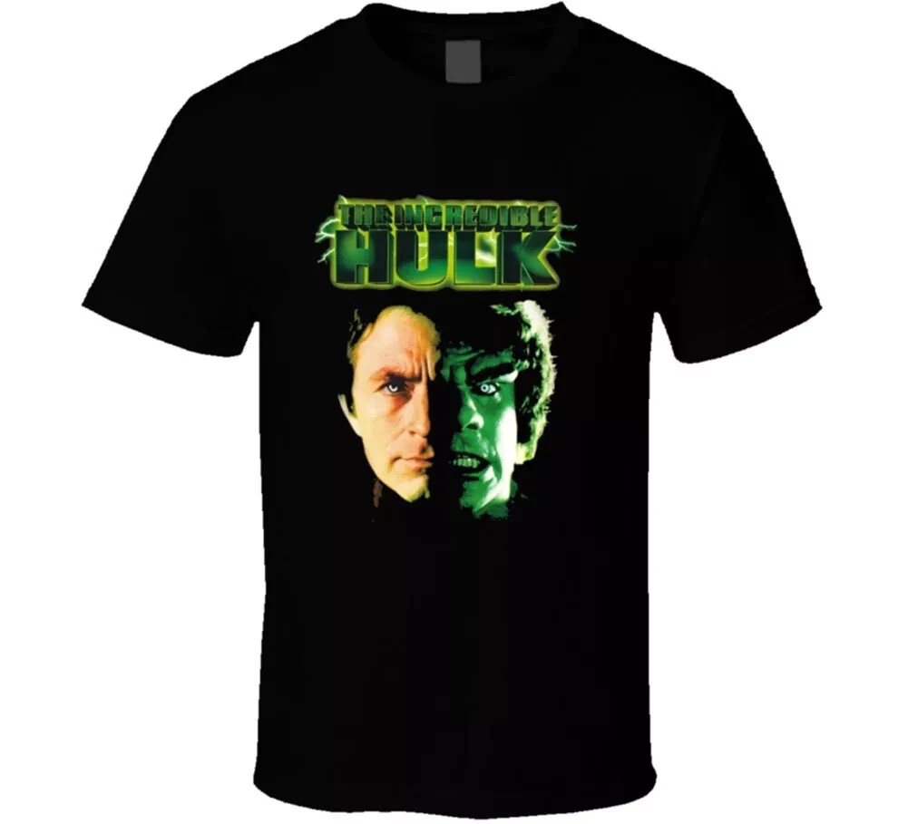Hulk, Superhero, The Incredible Hulk TV Series 70&rsquo;s Retro T Shirt Tee Gift New