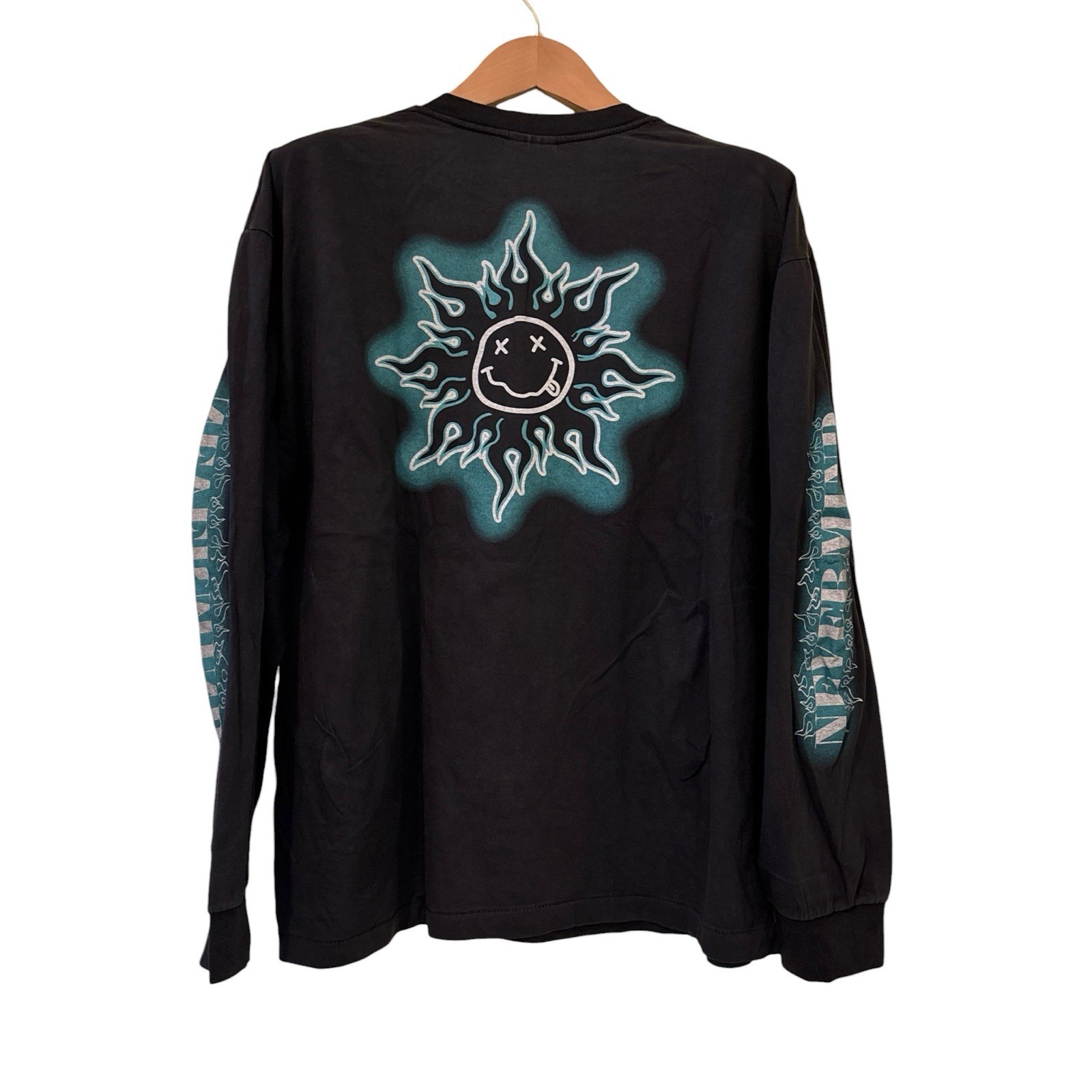 Kurt Cobain Band Portrait Vintage Nirvana Sz XL Single Stitch Shirt REPRINT