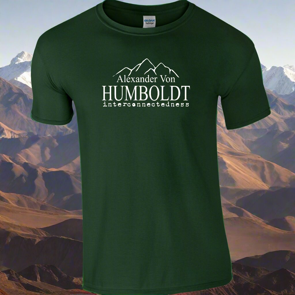 Alexander Von Humboldt T-Shirt – &lsquo;Interconnectedness&rsquo;, Environment, S-XXL