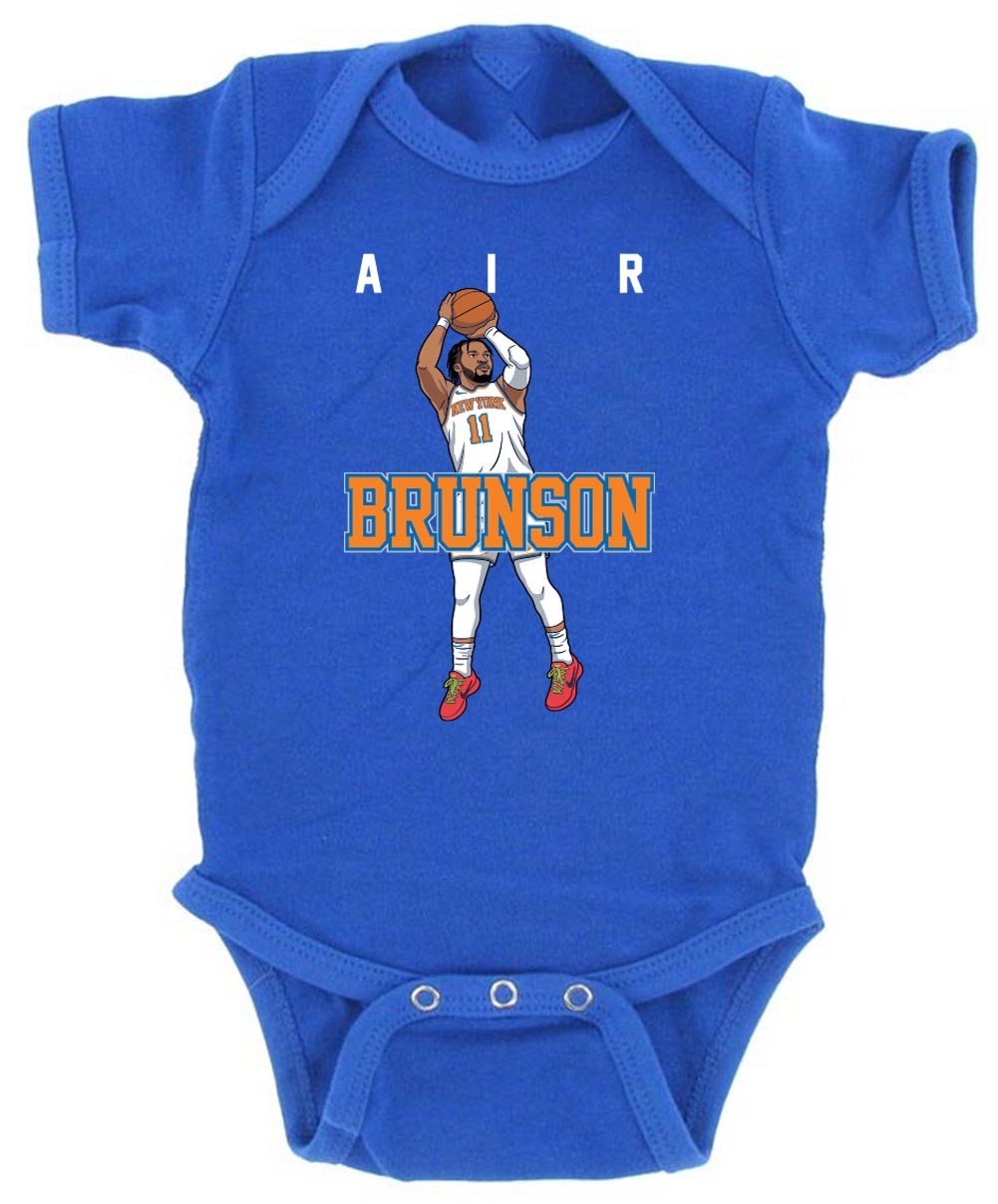 Jalen Brunson AIR Knicks Creeper Romper One Piece BABY 6 Month