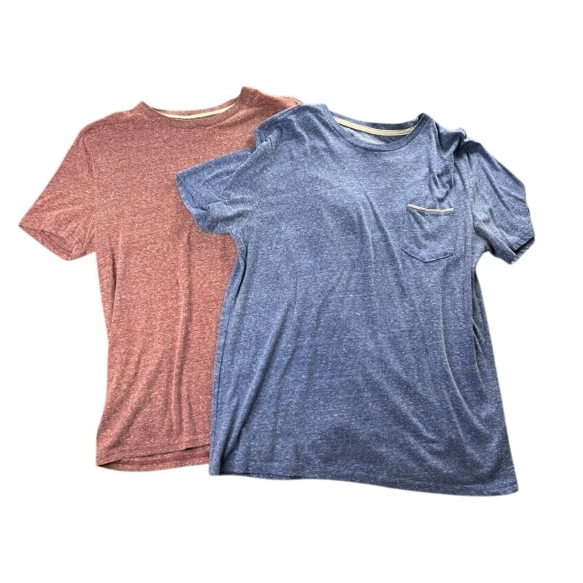 Adam Levine Blue and Red Size Large T Shirts Set of 2