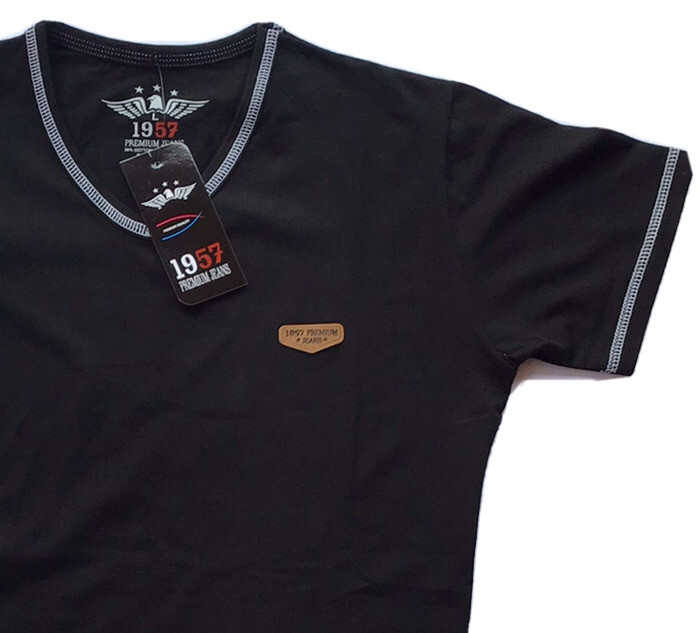 Men&rsquo;s 1957 Cotton T Shirt,Italian Style,Slim Fit,Stretch S to XL…D2.