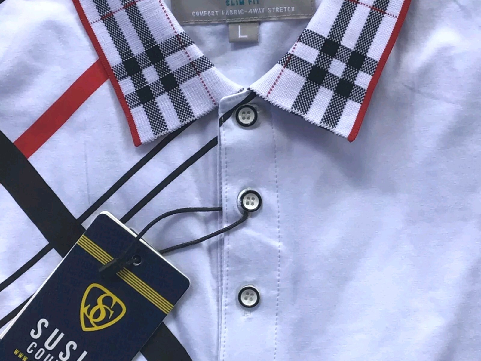 Men&rsquo;s Luxurious Polo Shirt,Italian Style,Stretch S to 2XL…A17.A