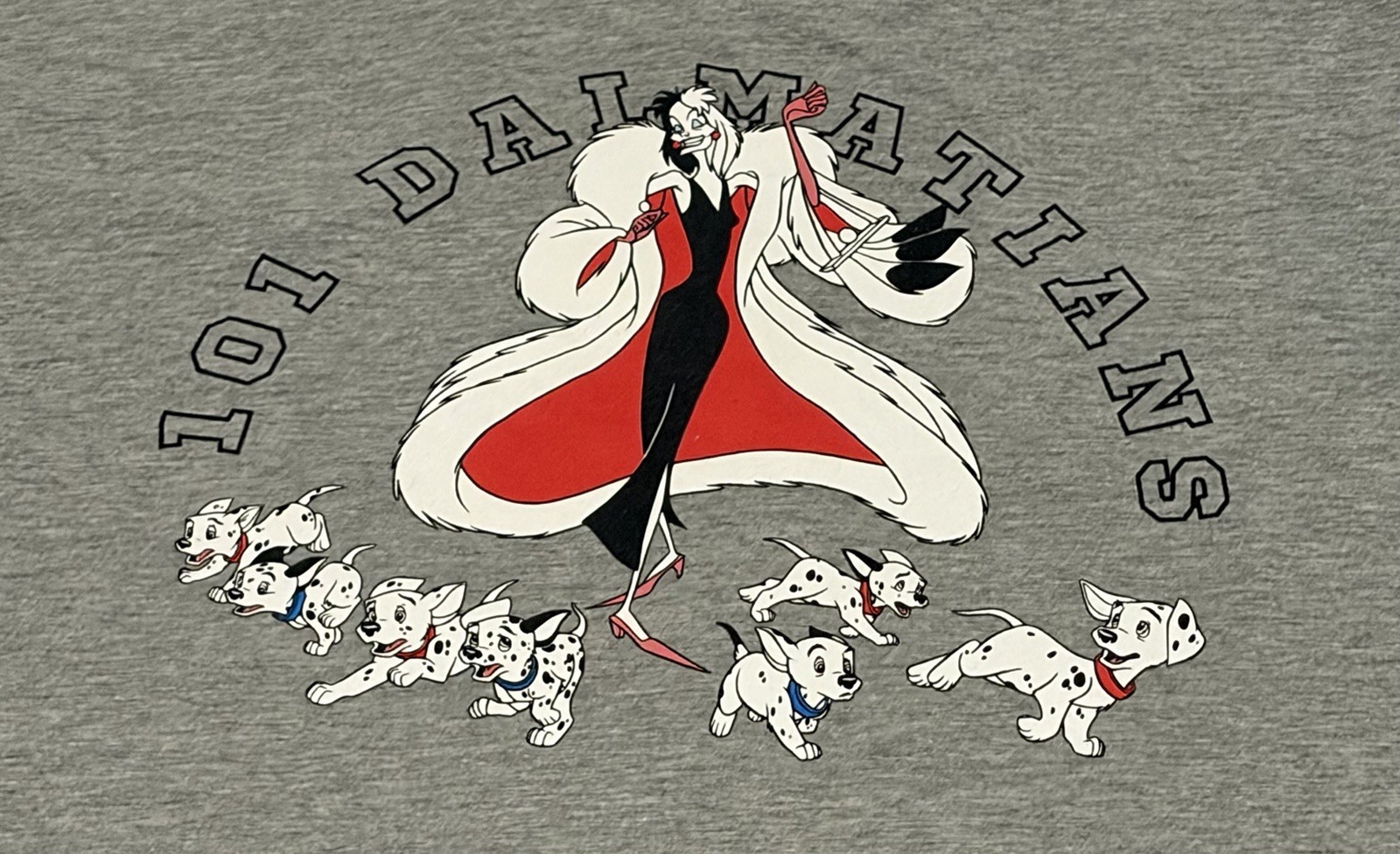 Disney 101 Dalmatians Cruella Deville Puppies T Shirt Men’s Size Medium