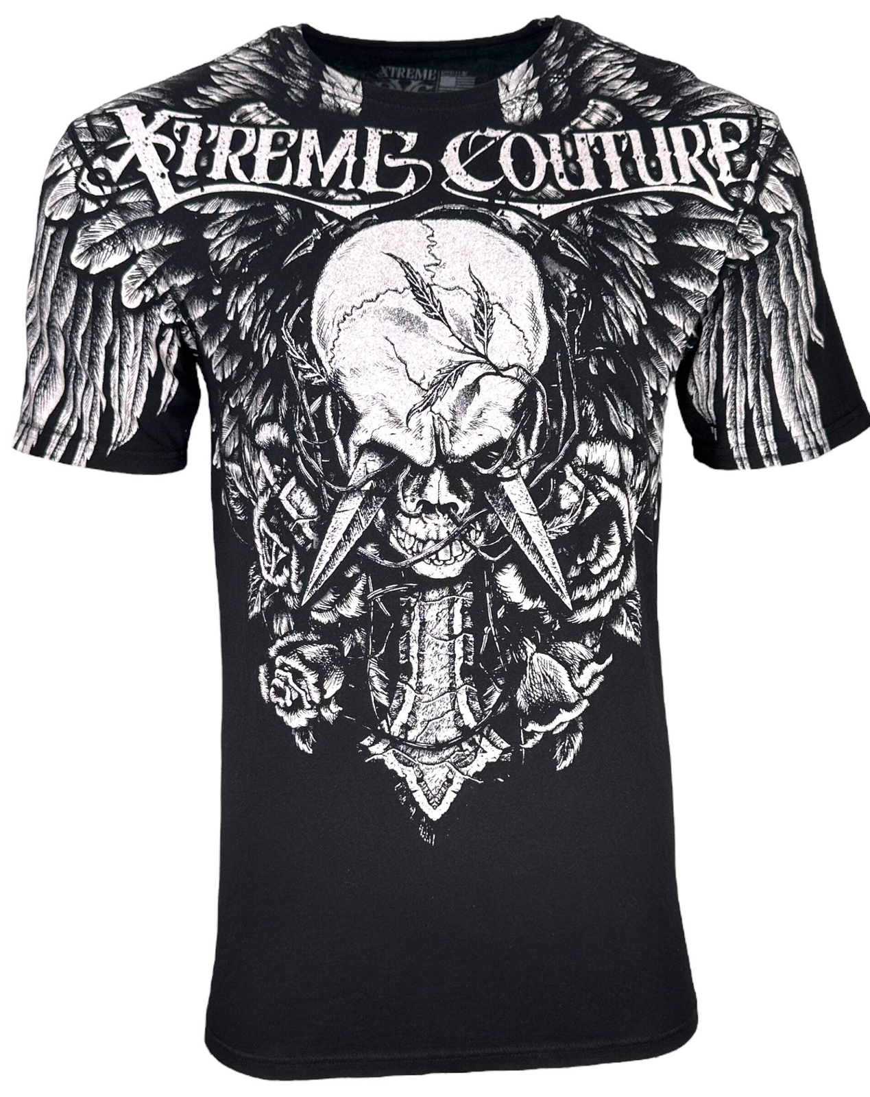 Xtreme Couture By Affliction Men&rsquo;s T-shirt Dagger Biker Tattoo S-5XL