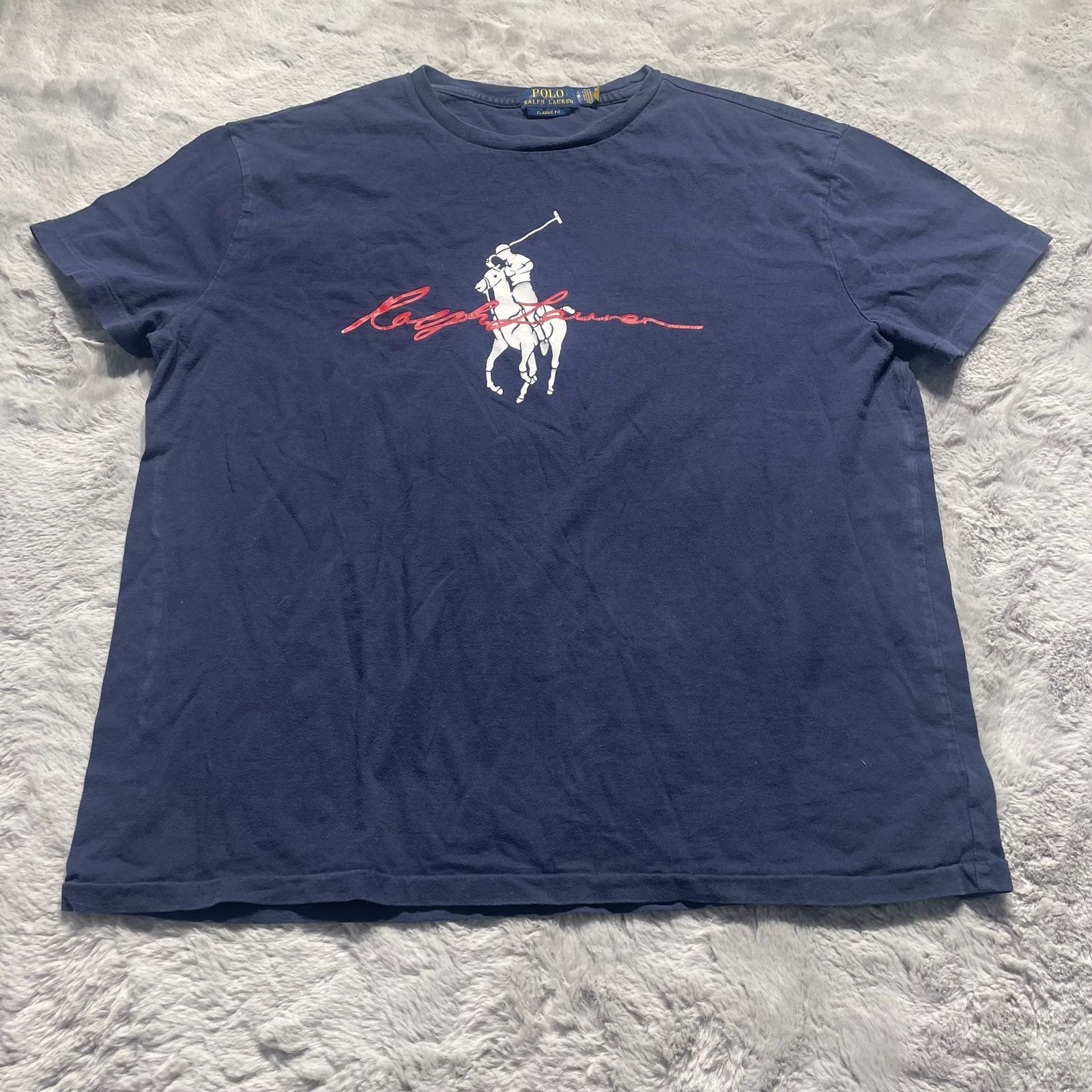 Polo Ralph Lauren Classic Fit Navy Big Pony Logo T-Shirt