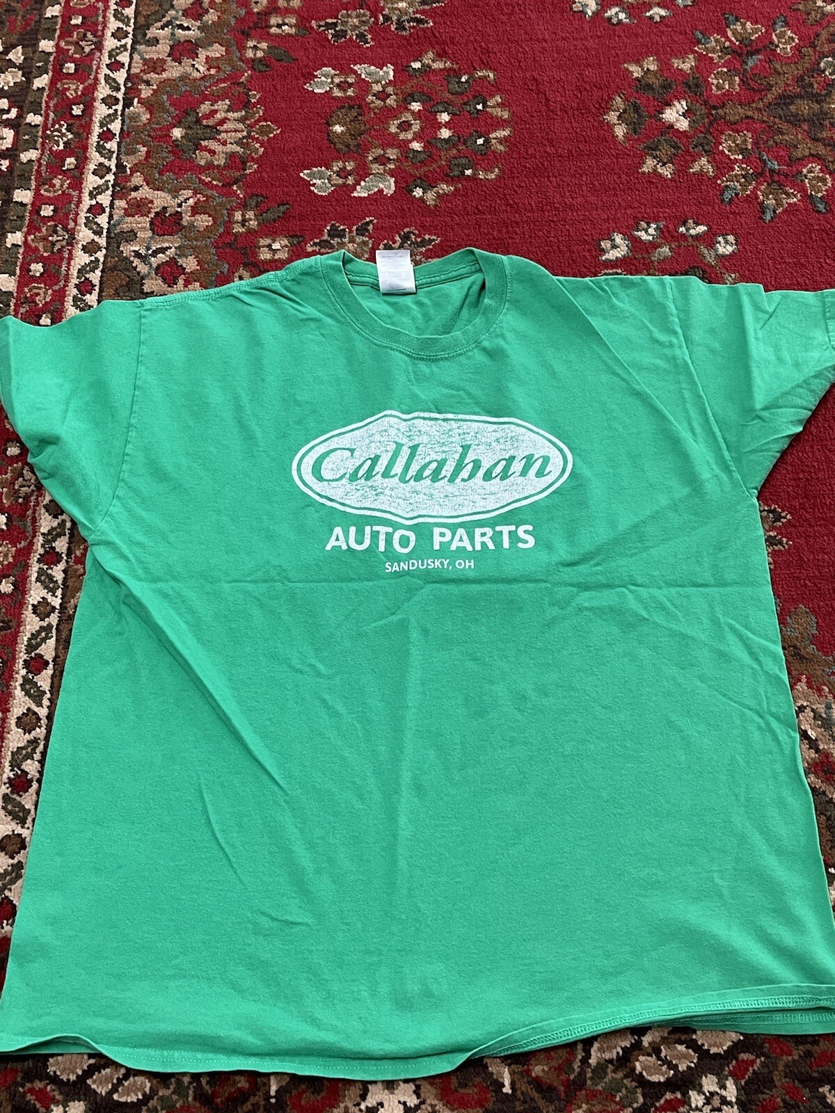St Patrick’s day Gift Callahan Auto Parts Womens or Mens Crewneck T Shirt Tee☘️