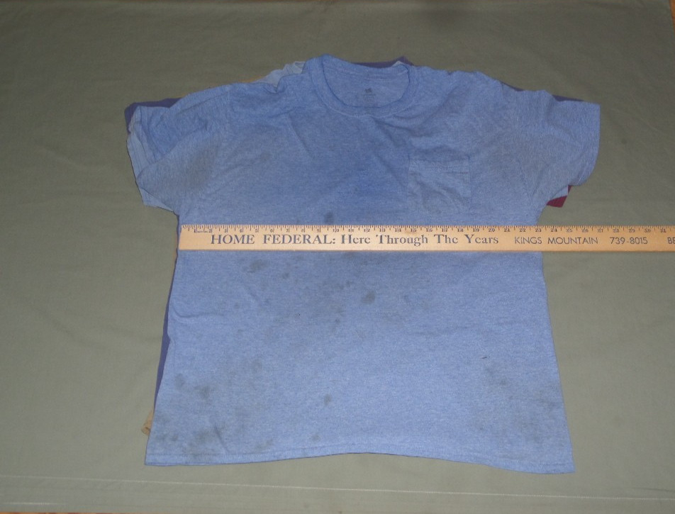 5 Hanes XL Comfortsoft Cotton Men&rsquo;s Pocket Work T-Shirts Faded Distressed Lot