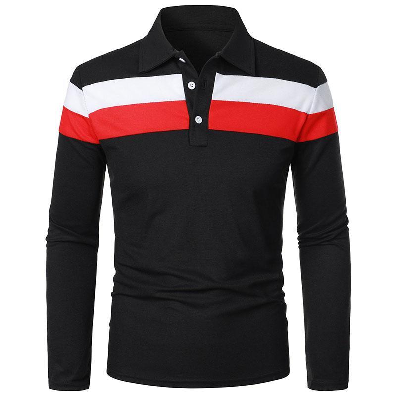 Camisa De Manga Larga Moda Casual Primavera Otoño Camiseta Estampado Para Hombre