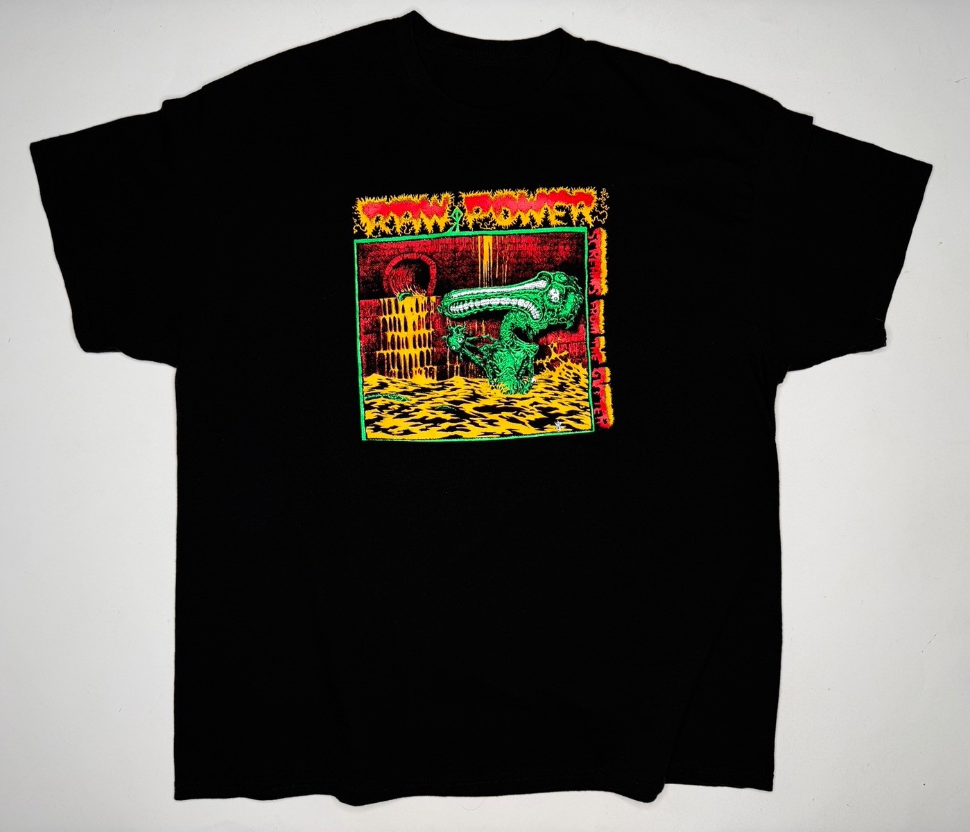Raw Power Screams From the Gutter Hardcore Punk Toxic Shock T-Shirt XXL