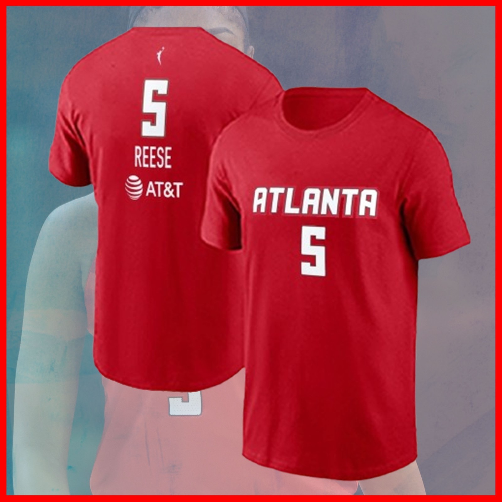HOT NEW 2026 Angel Reese #5 Atlanta Dre@m Woman Basketball Name & Number Gift
