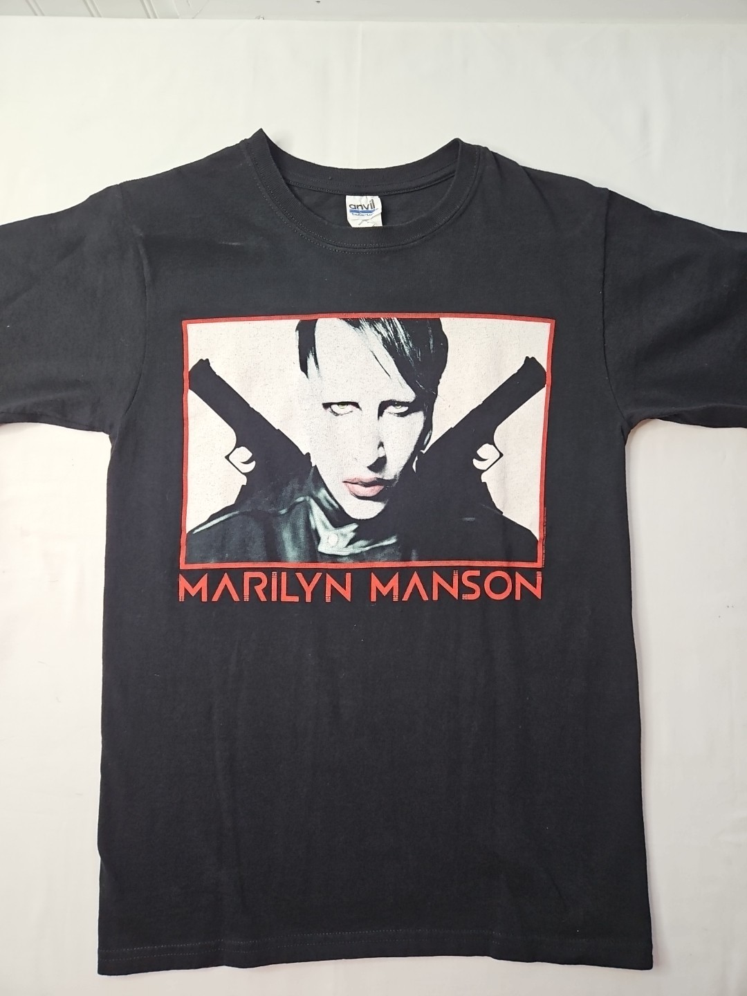 2012 Marilyn Manson I&rsquo;ll Be Born Again Rare Men&rsquo;s Size Small 18×26.5 New Black