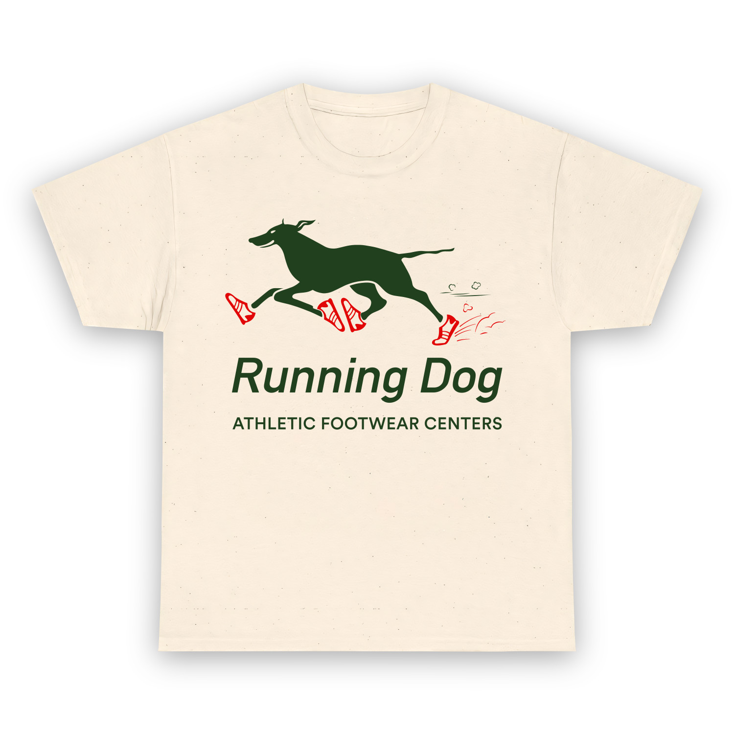 NEW Running Dog Athletic Footwear The Big Chill 1983 Deadstock Vintage Shirt