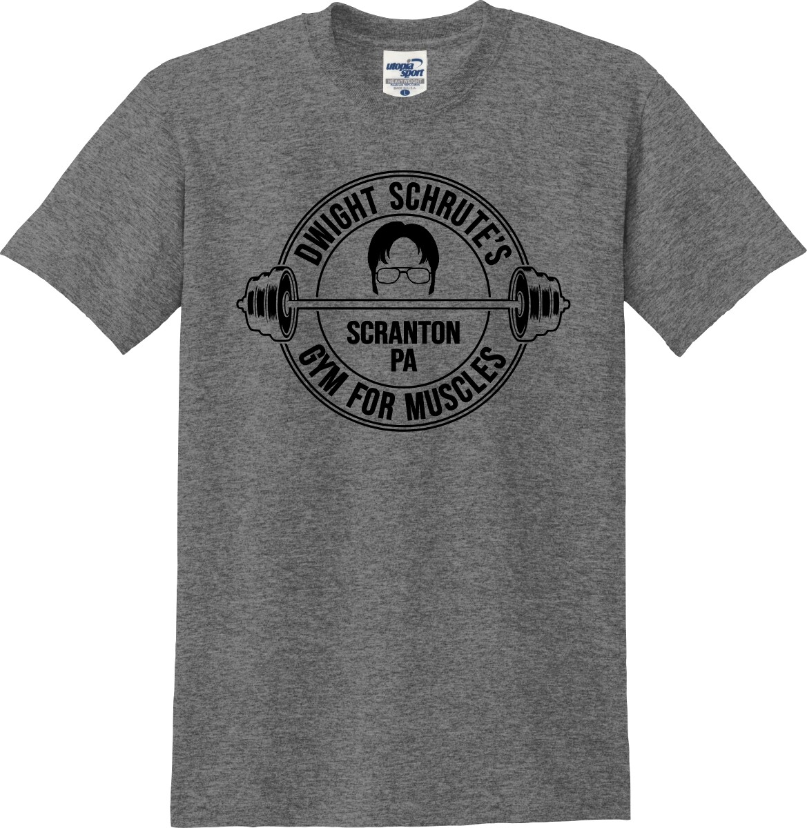 Dwight Schrute&rsquo;s Gym For Muscles Funny Unisex T-Shirt (S-5X)