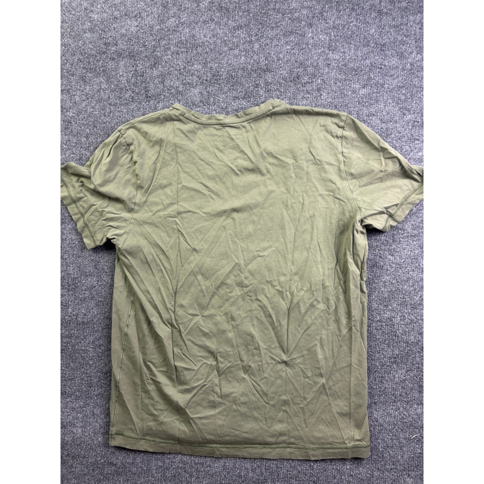 Mack Weldon V-Neck T-Shirt Mens XL Green Pima Cotton Short Sleeve Tee 62967