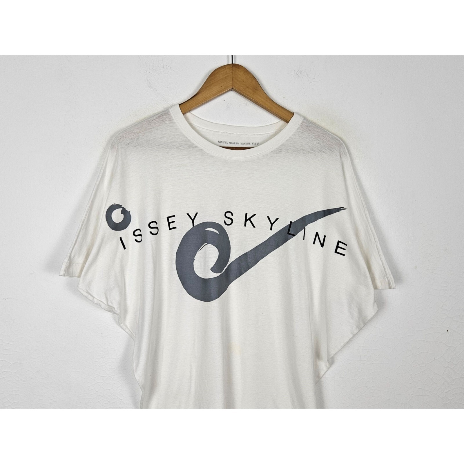 Issey Miyake Skyline designer dress japan shirt