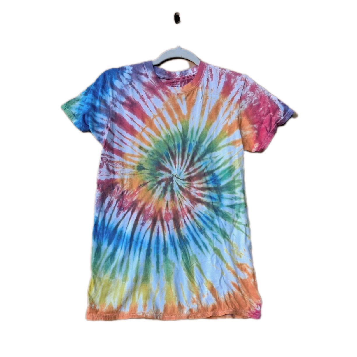Spiral Tie Dye T-shirt top Men&rsquo;s/Women’s Non Fade Handmade NEW Small (34-36)