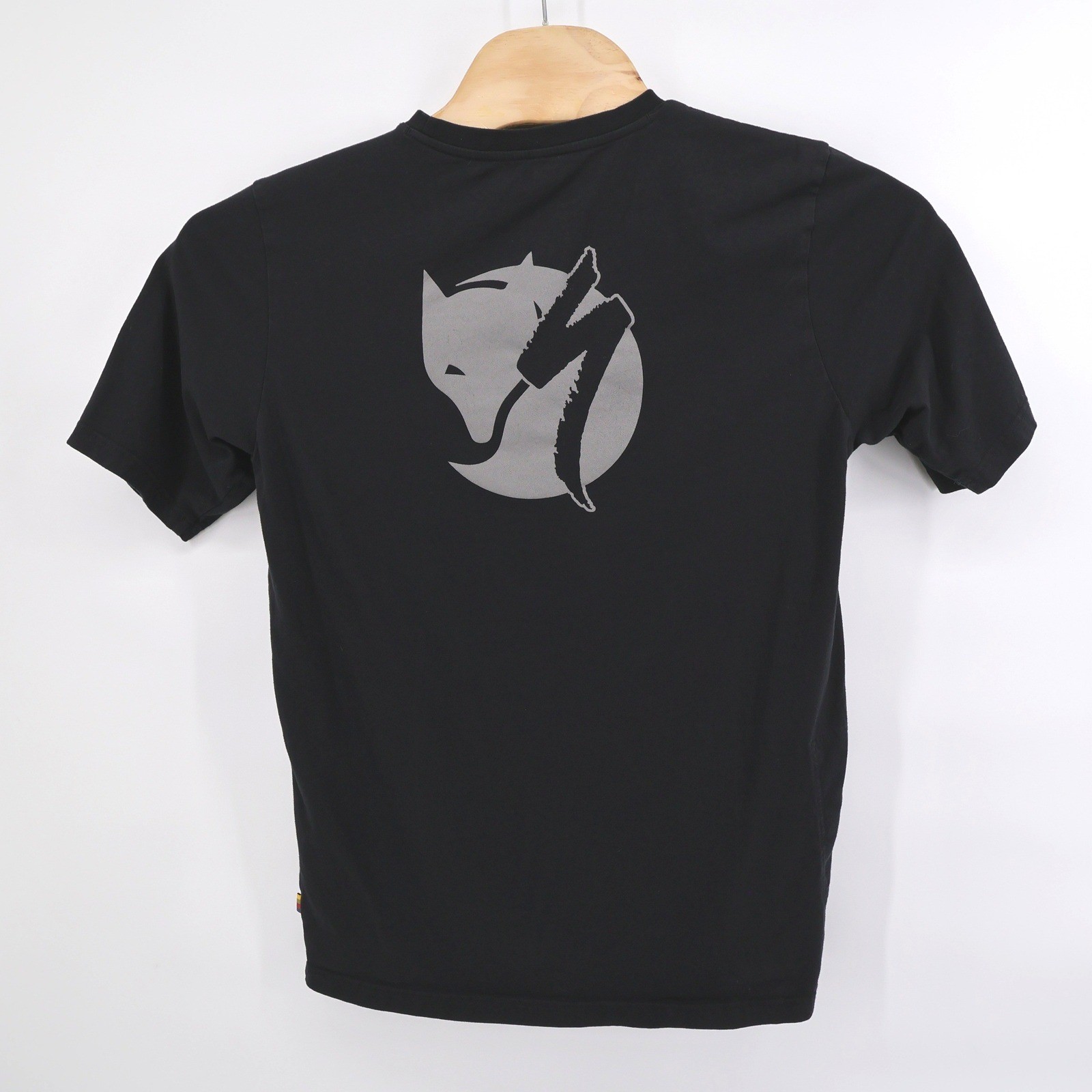 Fjallraven Specialized Pocket Zippered T-Shirt Black Short Sleeve Mens L