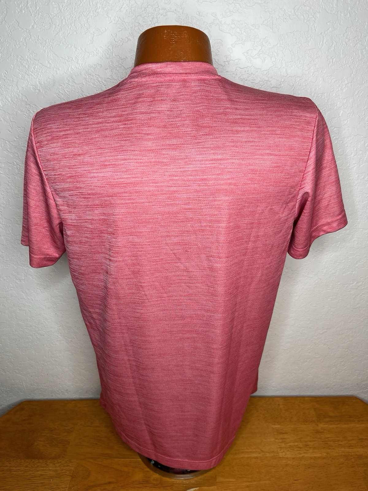 Men&rsquo;s Adidas CLIMALITE Running S/S Athletic T-Shirt Medium M – Pink – Poly