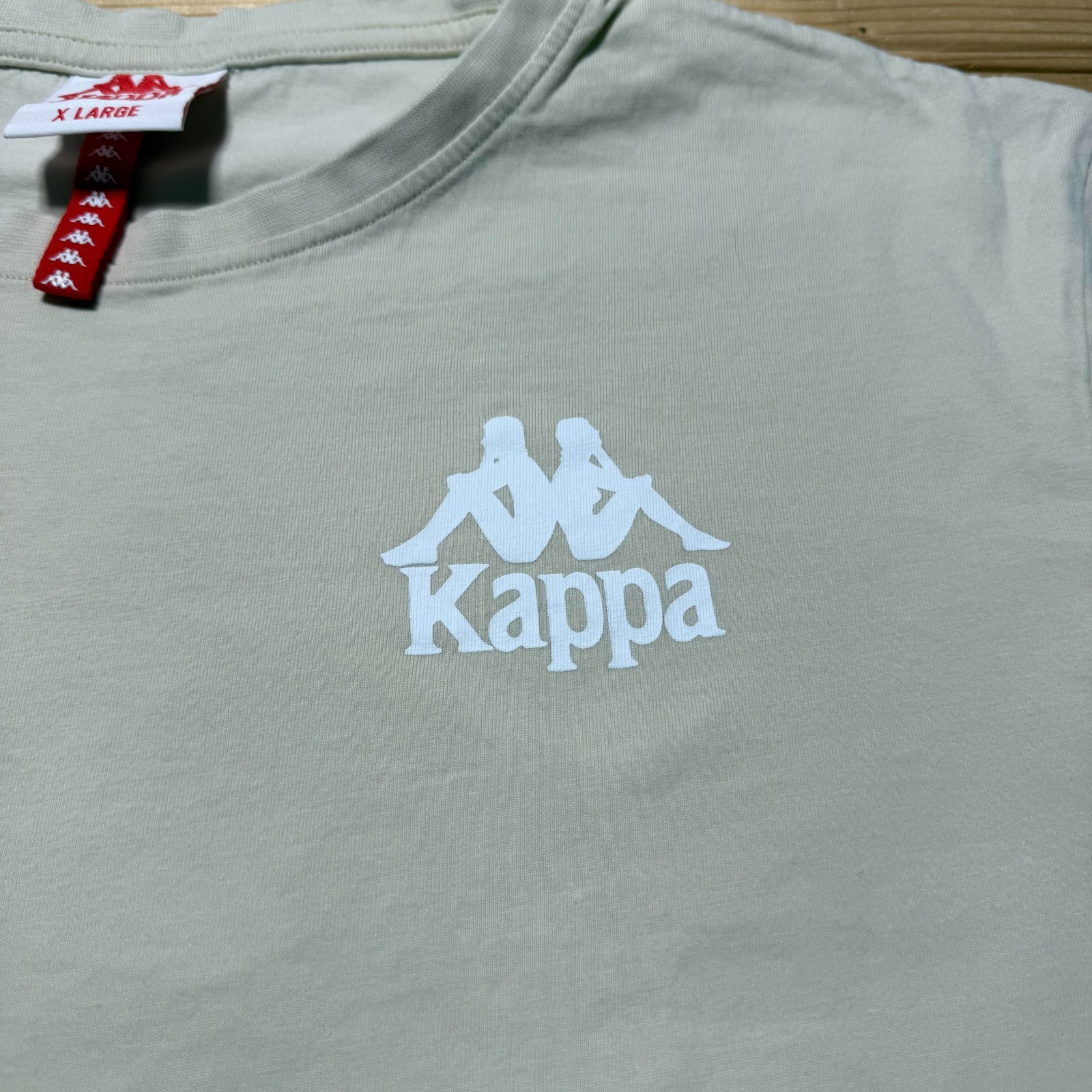 Kappa Big Logo Spellout Minimalist Streetwear Graphic Short Sleeve T-Shirt – XL