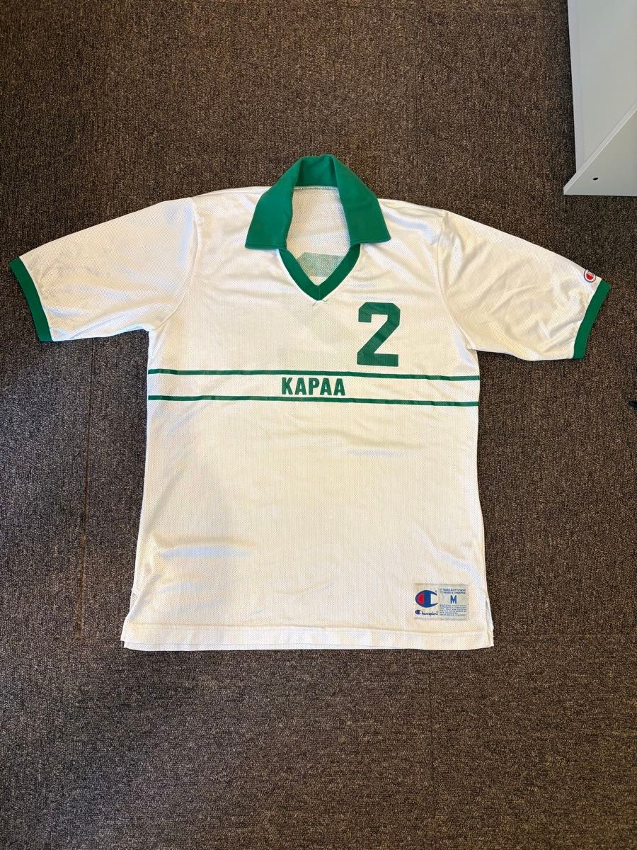 80s Vintage Champion V-Neck Mesh Game Shirt Jersey USA Made Size M