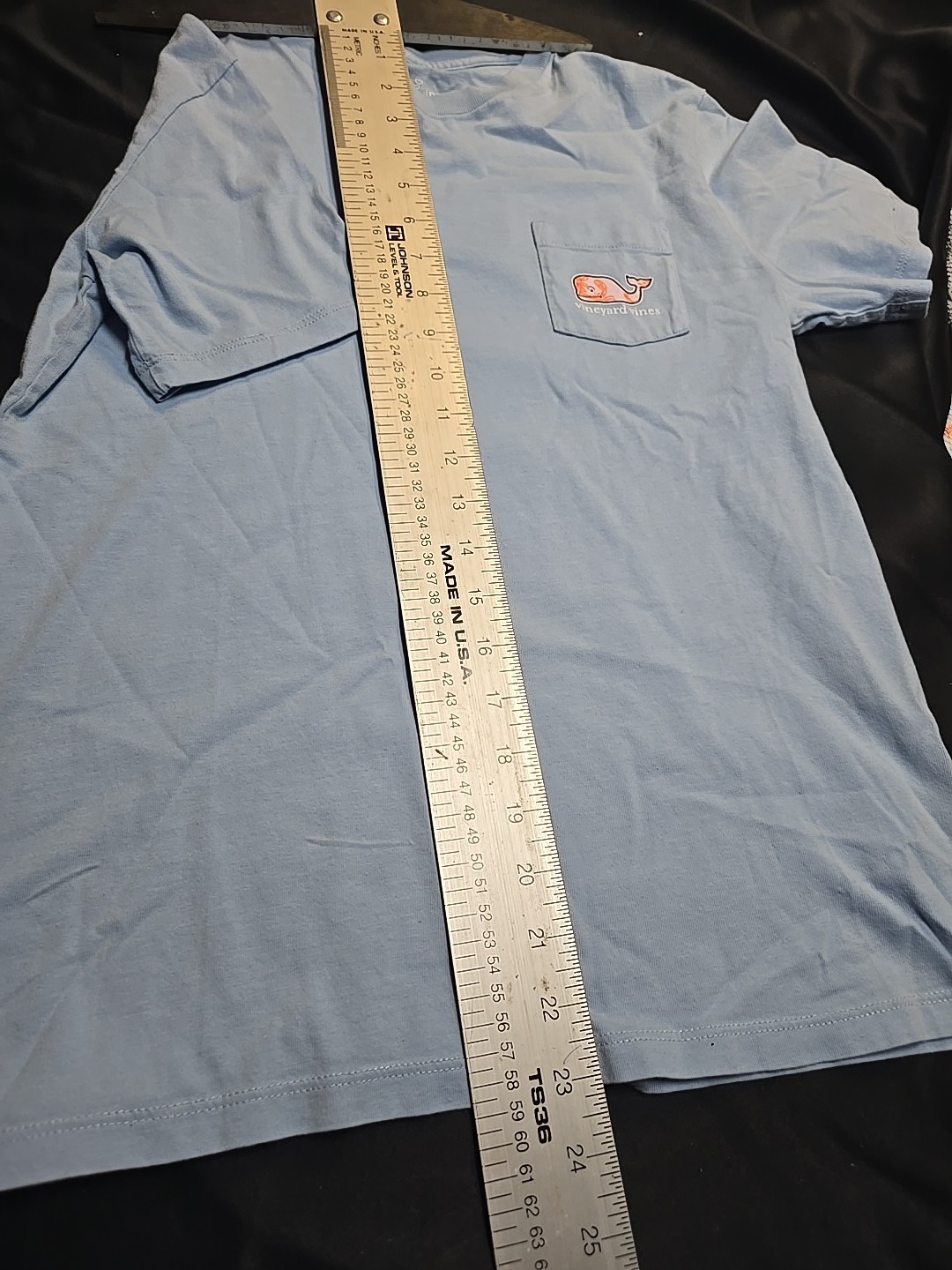 Vineyard Vines Kid M 12/14 Pocket Crew Tee T-Shirt « LOBSTER TOSS WHALE FILL »