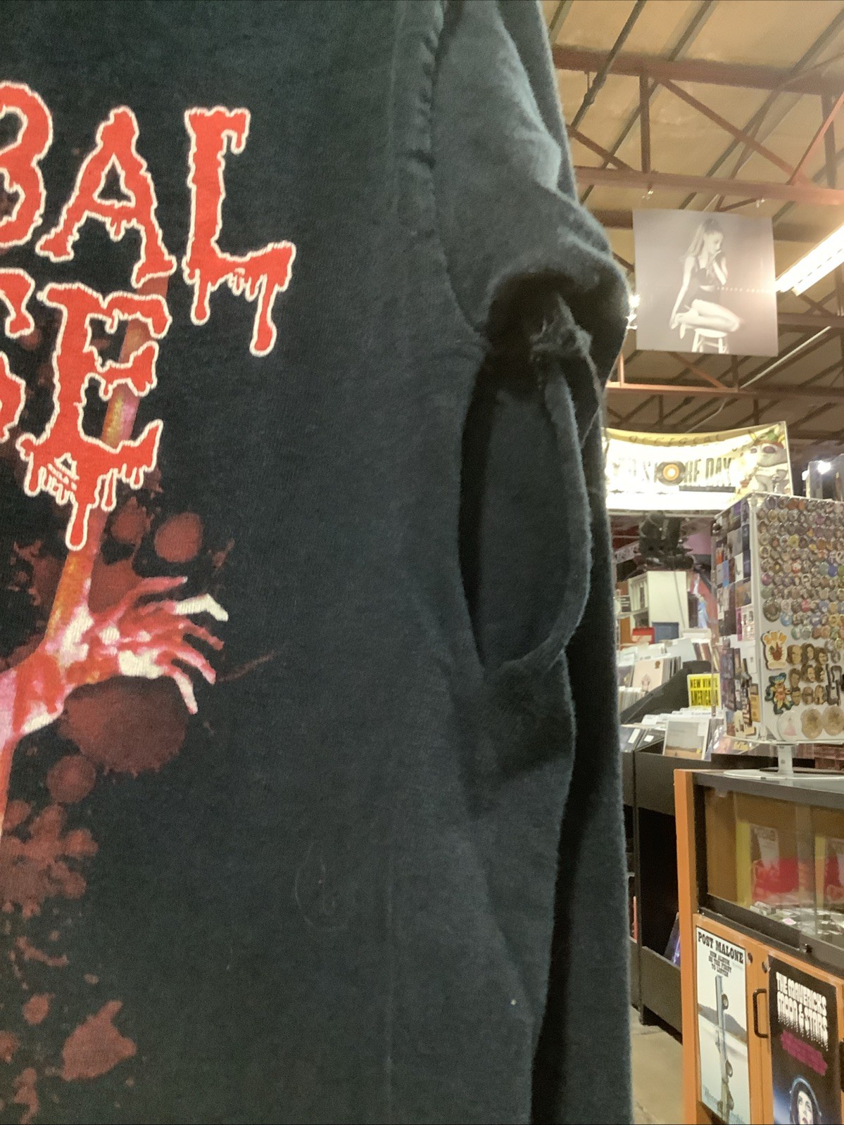 VINTAGE 2007 Cannibal Corpse Small Black Long Sleeve Band Tee (SEE PHOTOS)