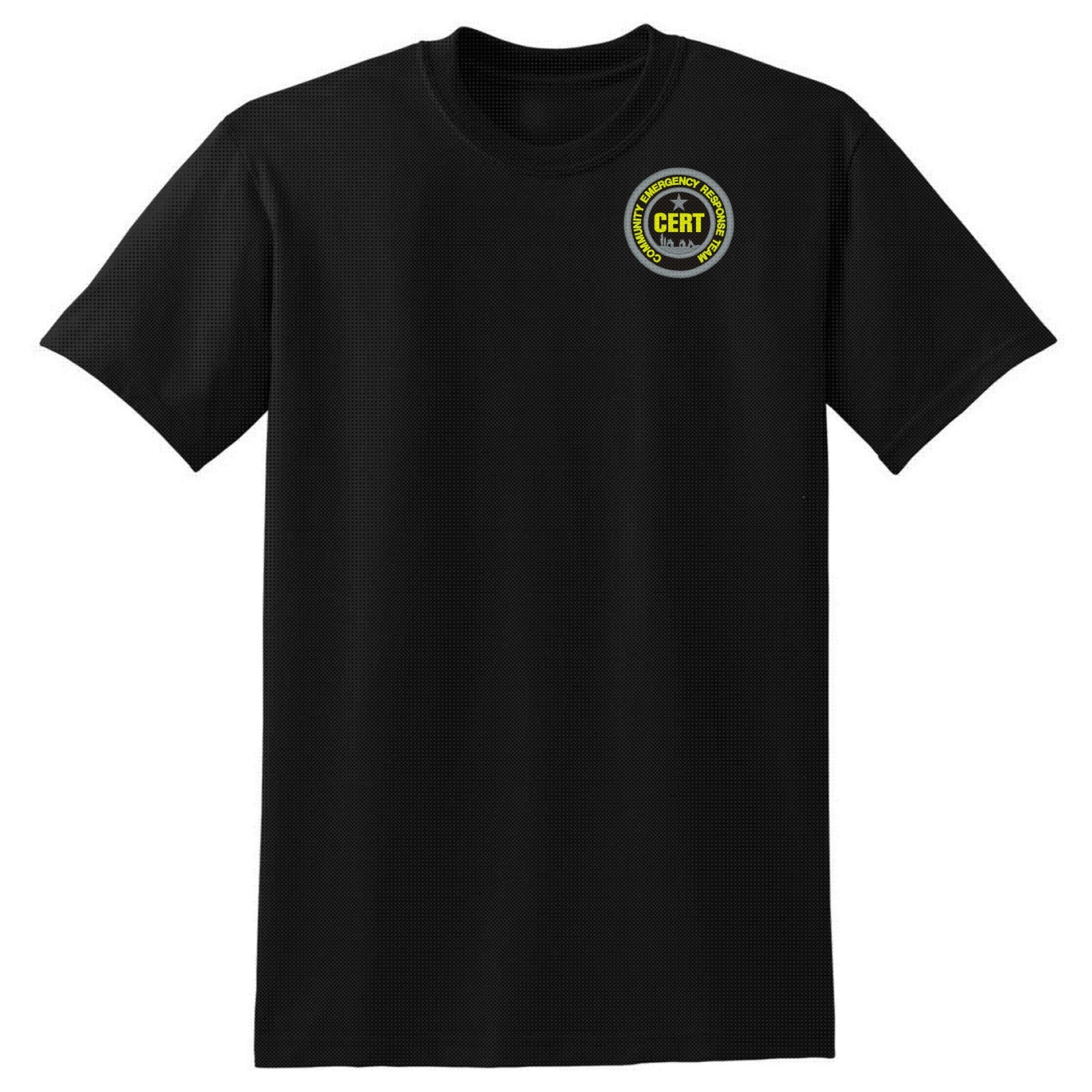 CERT Community Emergency Response Team Embroidered Tee Shirt #1073