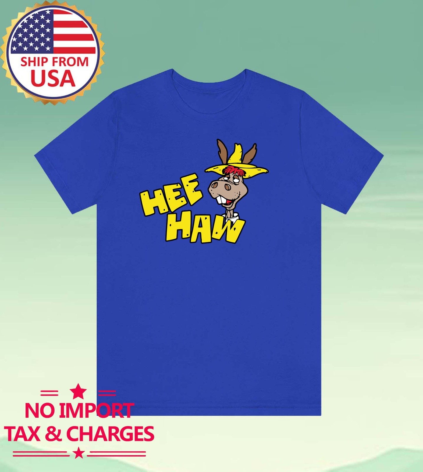 Hee Haw Country TV Show Men&rsquo;s Blue Size S-5XL