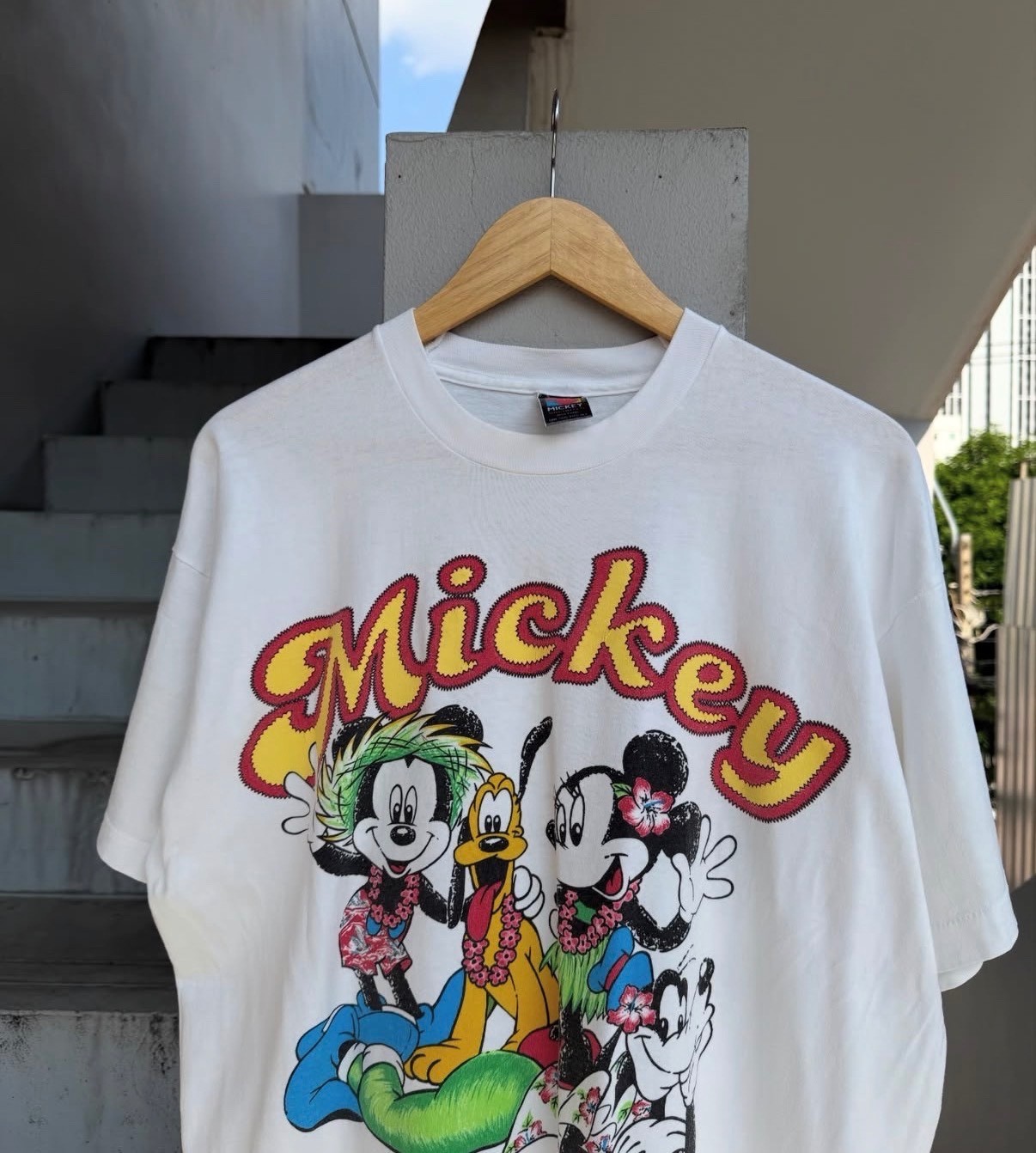 Vintage 90s T-shirt Disney Mickey Mouse and Minnie Mouse XL