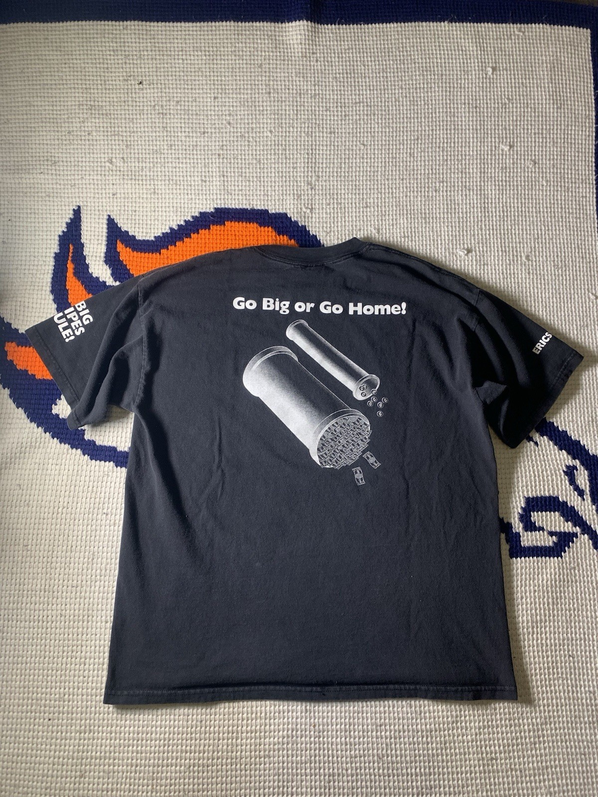 Vintage B2B Go Big Or Go Home Graphic Black T-shirt Men’s Size XL!!!!!!!
