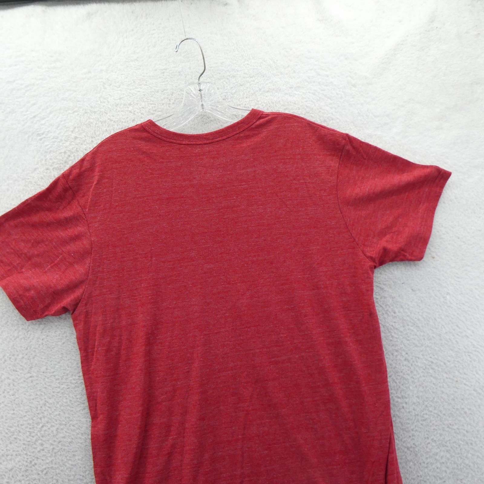 League Shirt Mens Large Great Smoky Mountains Tennessee Red Graphic Tri-Blend