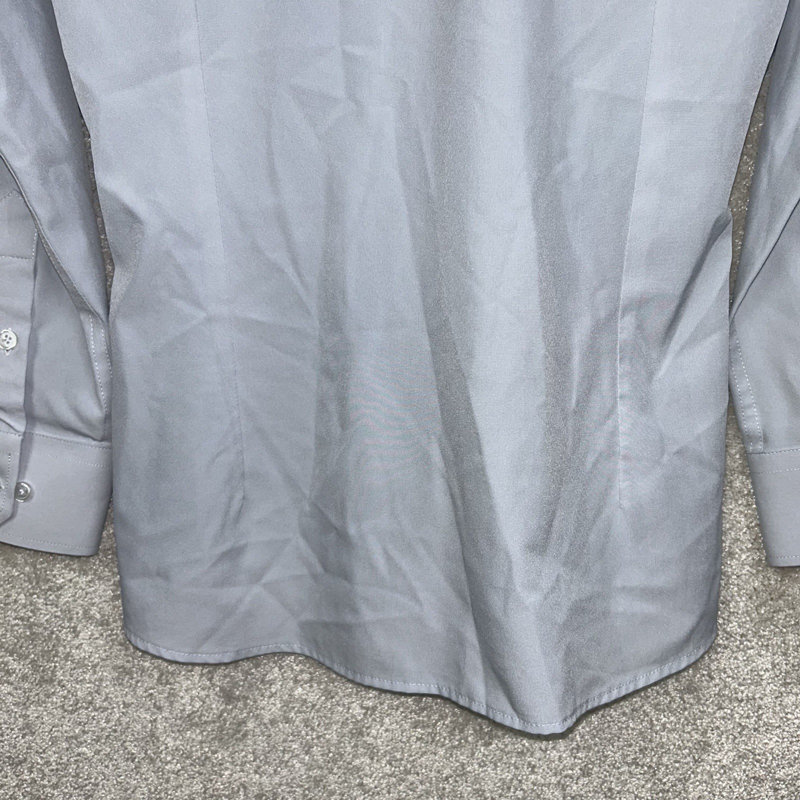 State & Liberty Athletic The Javier Pale Blue Spread Collar Stretch Button Shirt