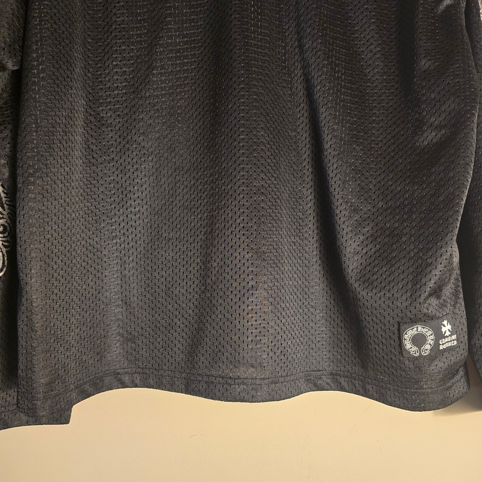 Chrome Hearts Long Sleeve Jersey Style Men S Designs Back & Sleeves Shirt