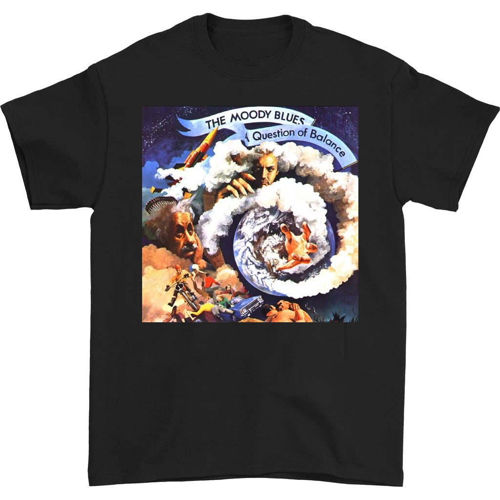 NEW The Moody Blues album T-shirt Black Short Sleeve Unisex S to 5Xl 1T128