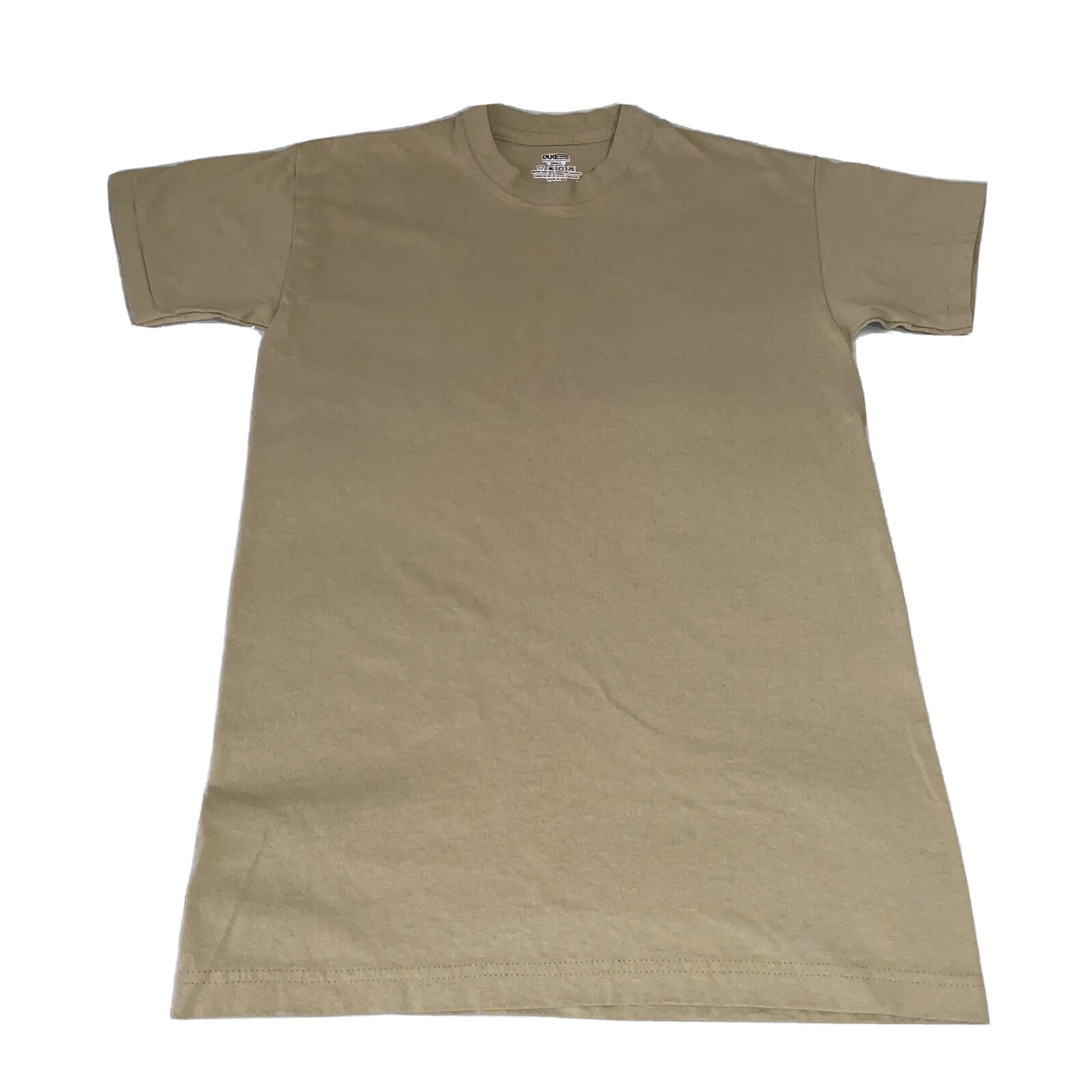Duke T Shirt Small 100% Cotton Tactical Military Desert Khaki Tan Cool i