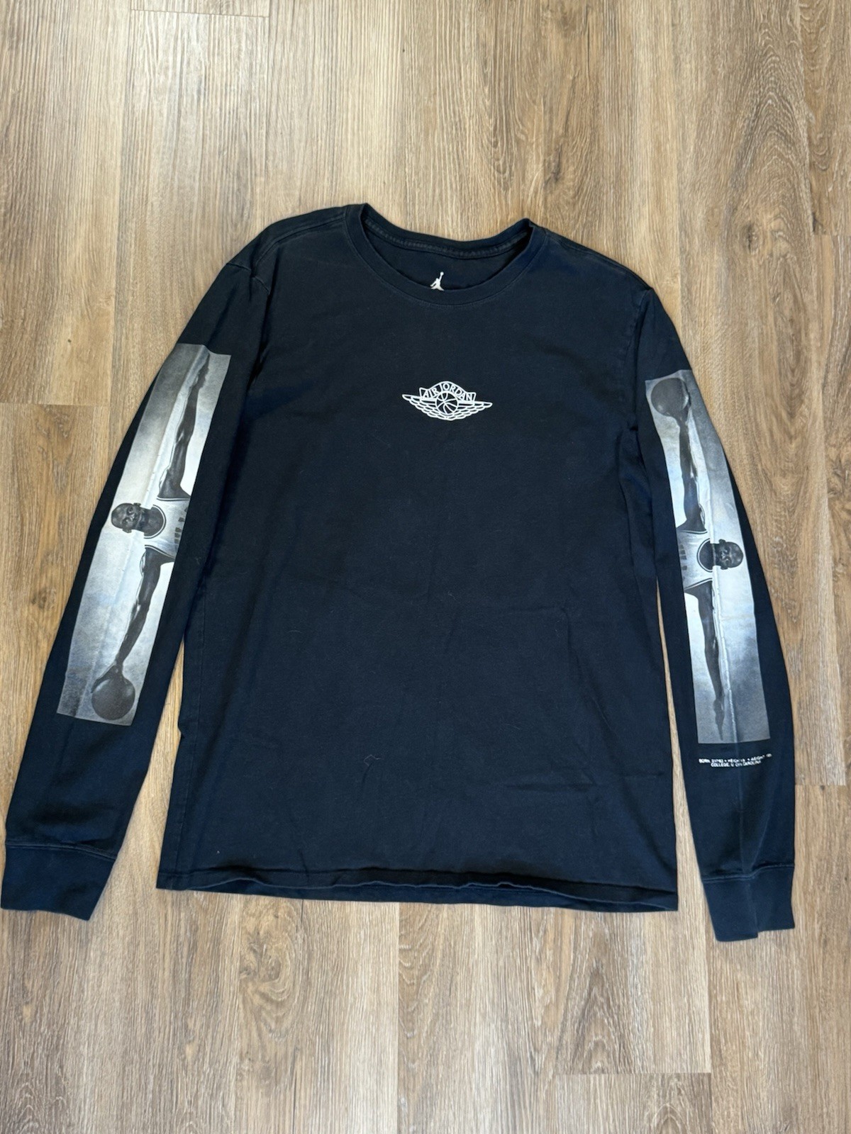 Jordan Wingspan Long Sleeve T Shirt “6 Rings 2 Golds 5 MVP’s Two Three” Sz Lrg