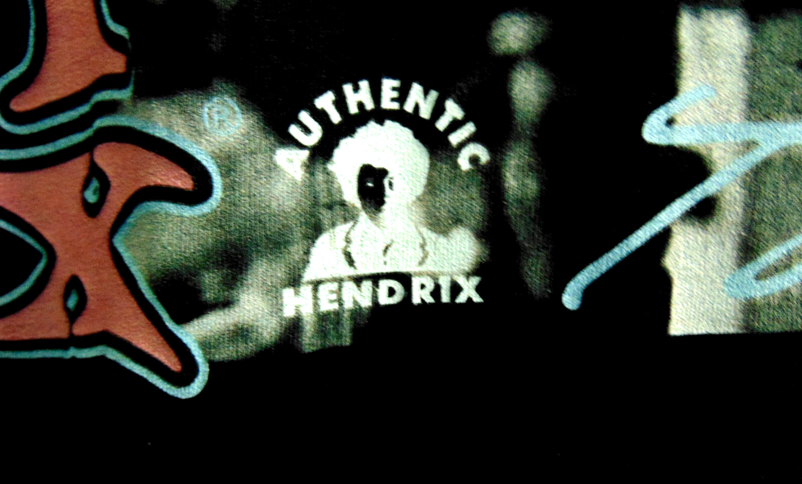 Jimi Hendrix Authentic Hendrix T-Shirt Mens XL Black Cotton in Color