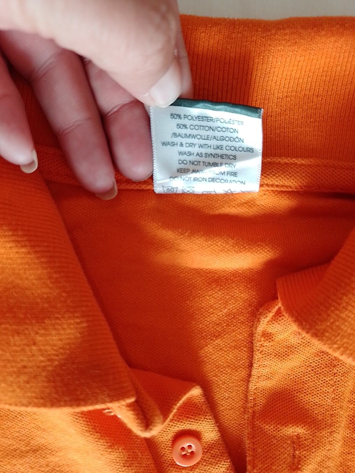 Men&rsquo;s T Shirt Uneek Size S Short Sleeves Orange 25470