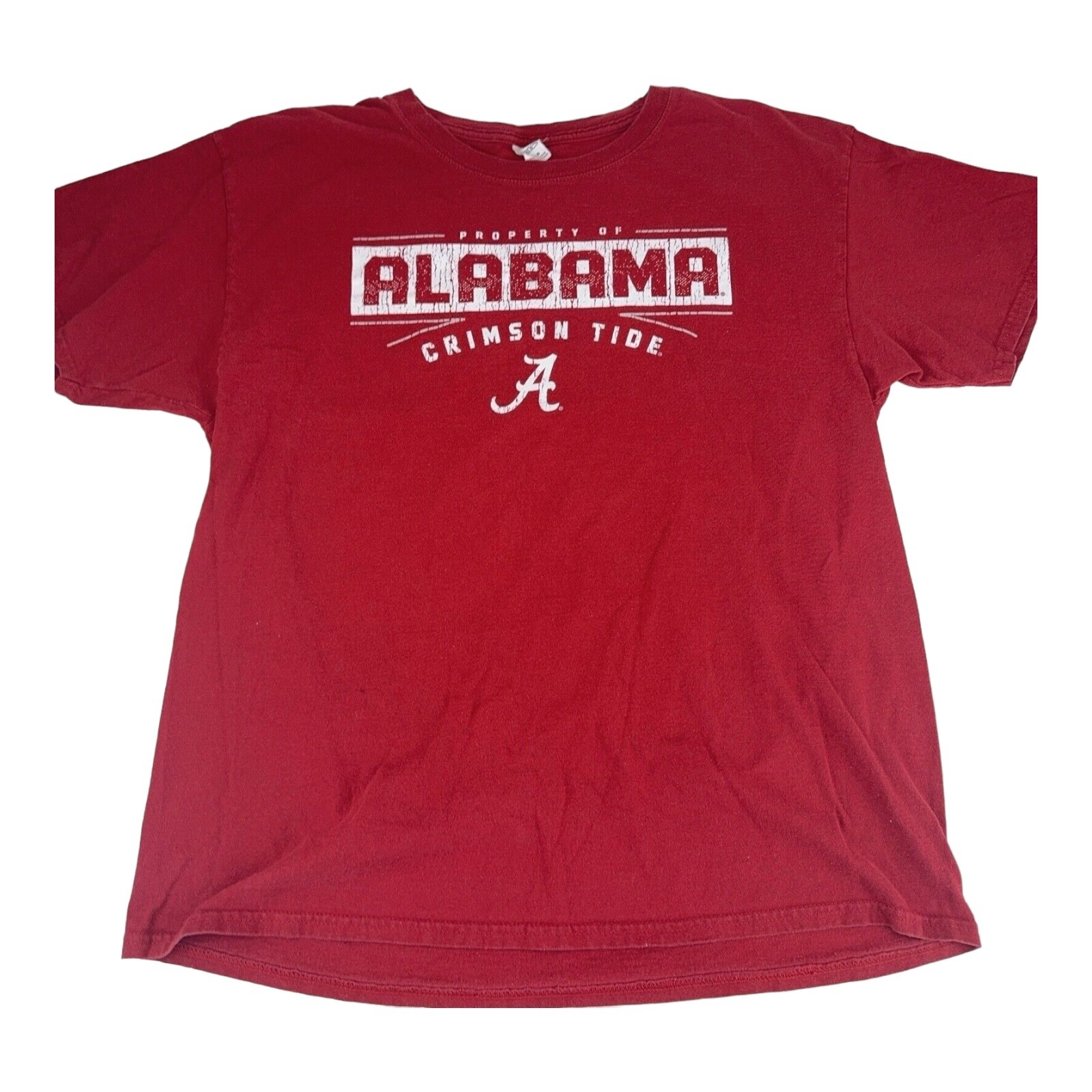 Property of Alabama Crimson Tide T Shirt Mens Large Tee